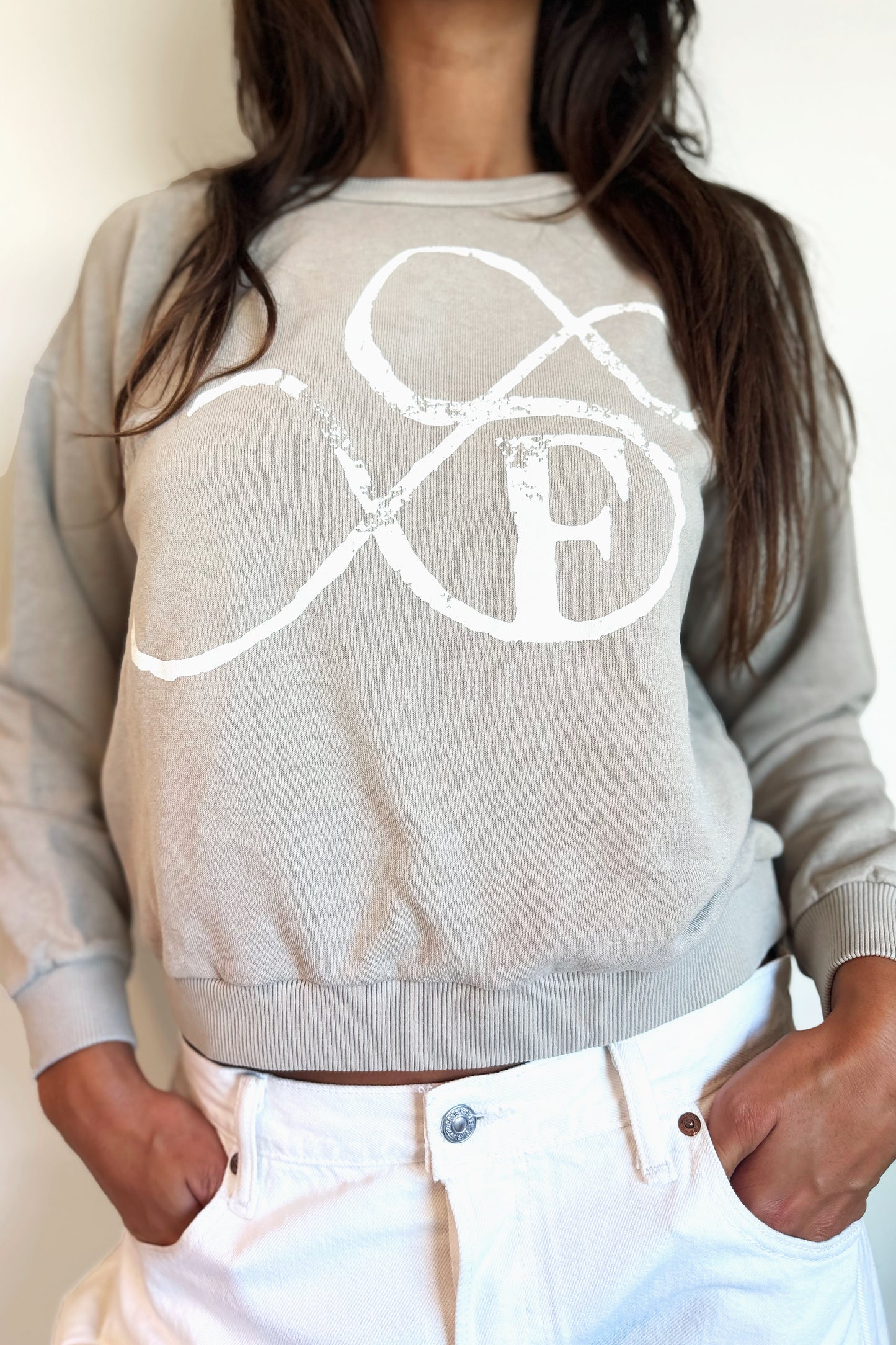 Ship Of Fools -Crux Cropped Sweatshirt Canvas