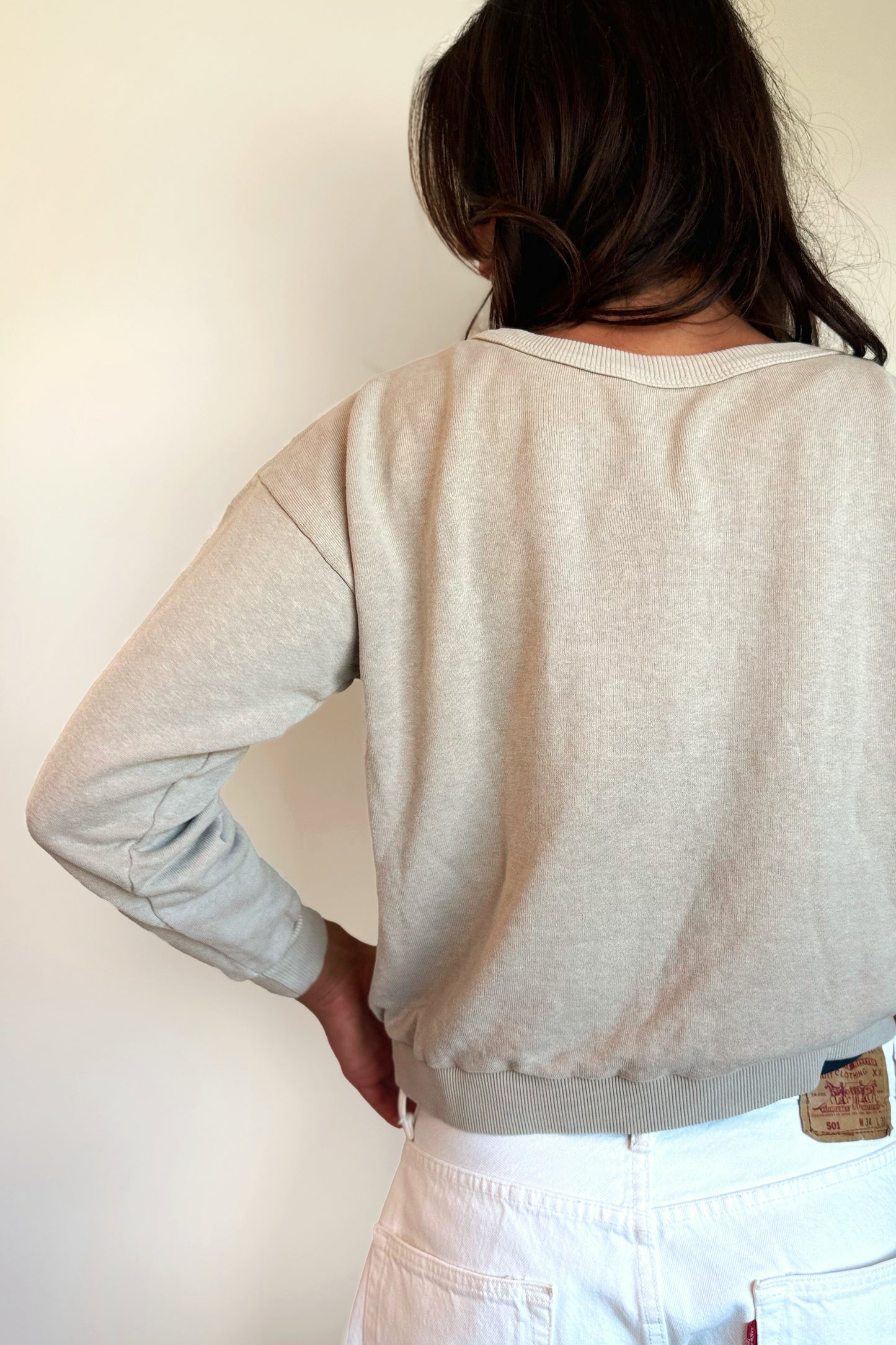 Ship Of Fools -Crux Cropped Sweatshirt Canvas