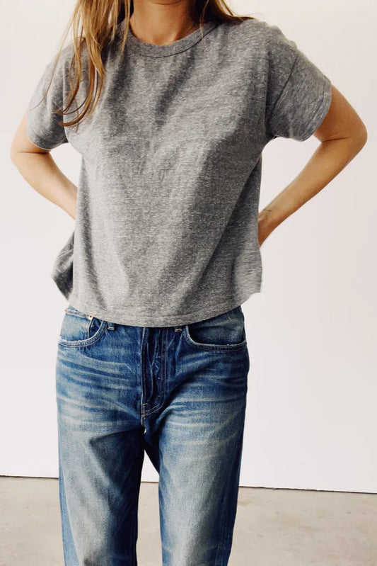 Hey Gang -The Boxy Tee in P.E. Grey