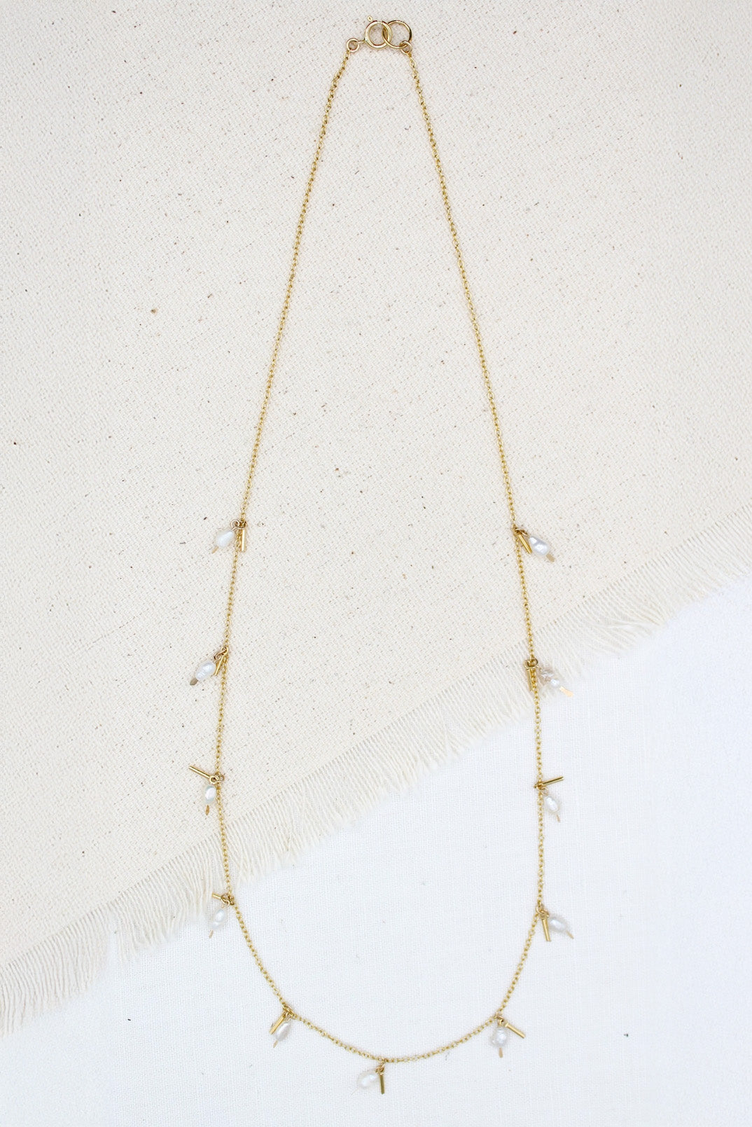 The Swellife - Pearl Fringe Necklace