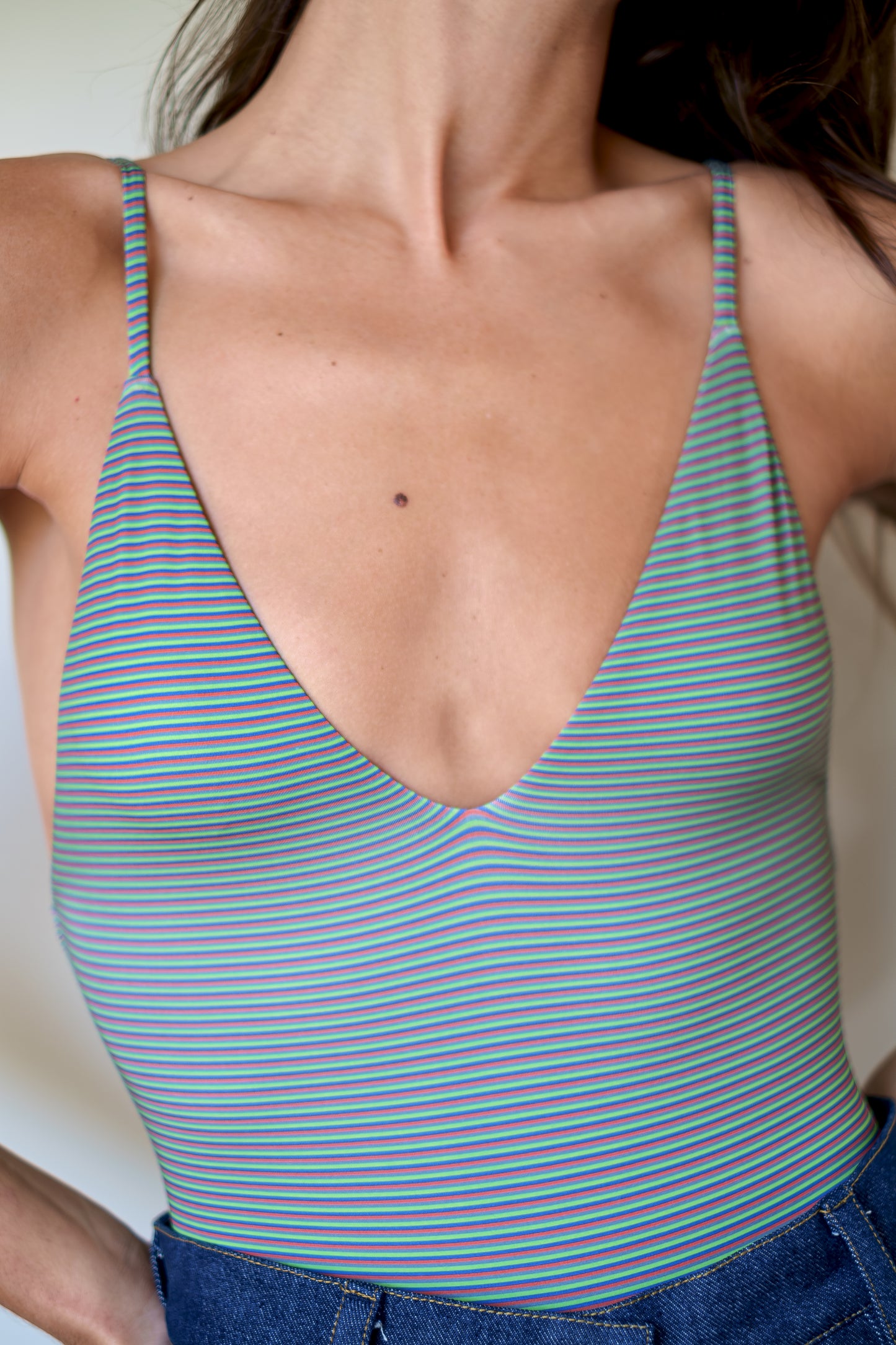ACACIA-Tess Lining Bodysuit in Billie