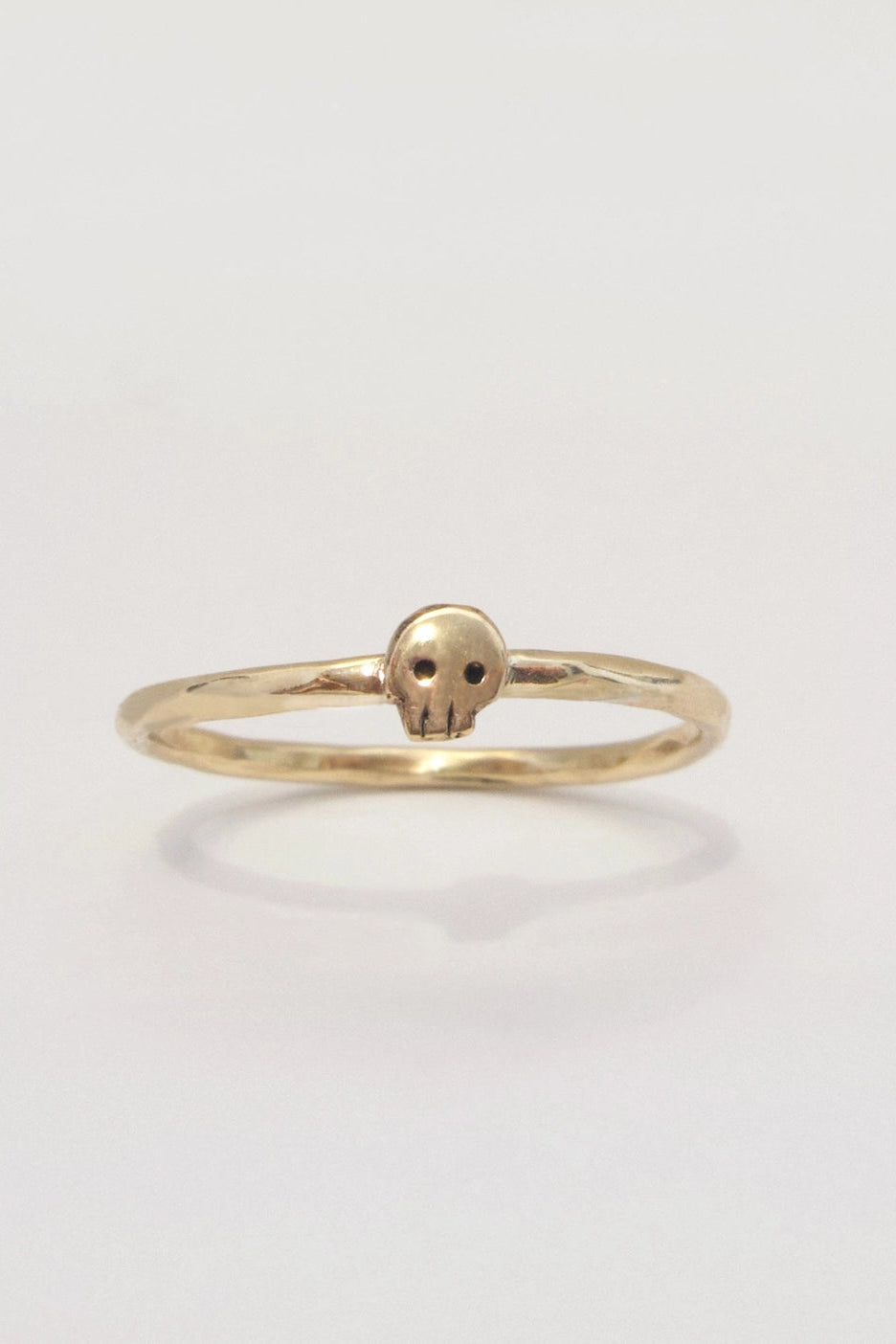 House of Snakes-10k Mini Skull Ring