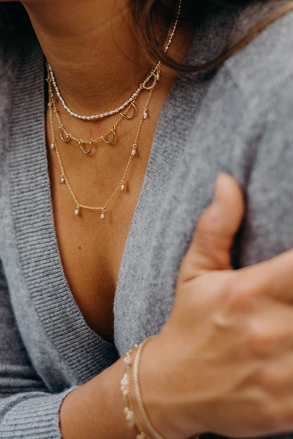 The Swellife - Pearl Fringe Necklace