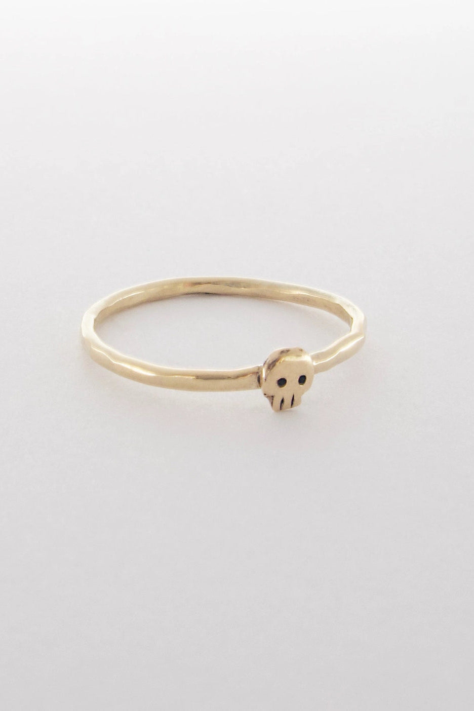 House of Snakes-10k Mini Skull Ring
