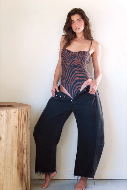 Haight- Vintage Swimsuit in Tiger