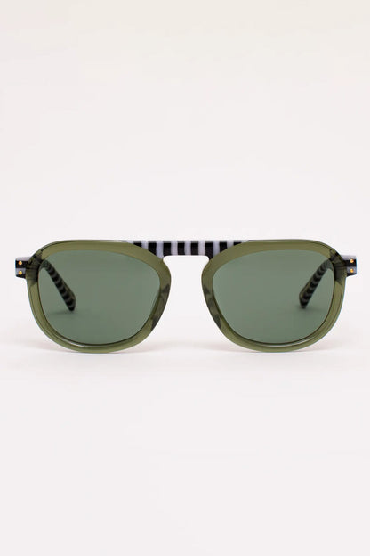 Sardine-Stevie Olive Regatta Sunglasses