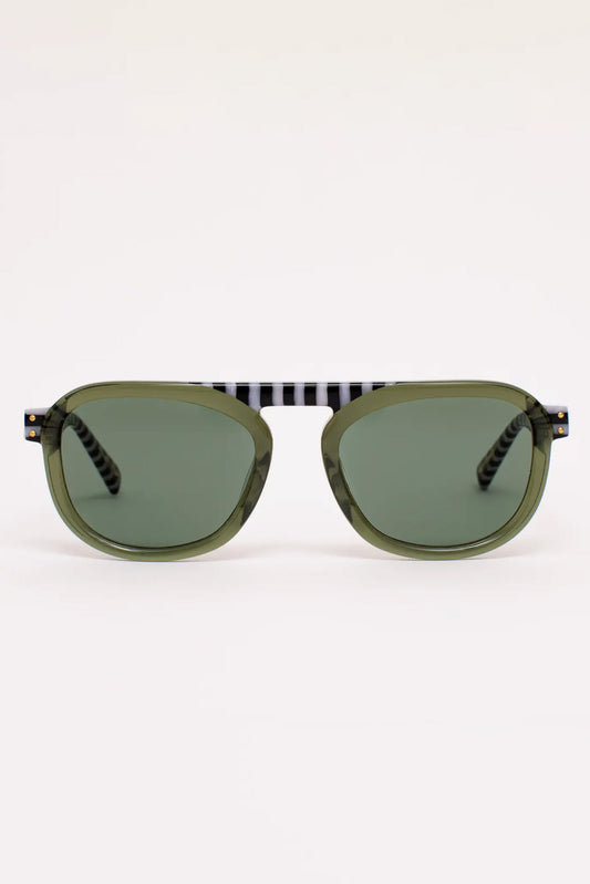 Sardine-Stevie Olive Regatta Sunglasses