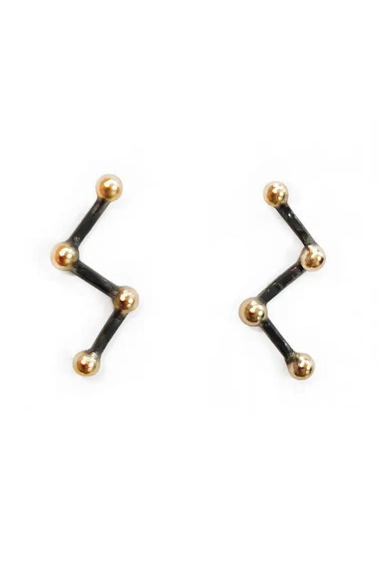 House of Snakes-Cassiopeia Post Earrings