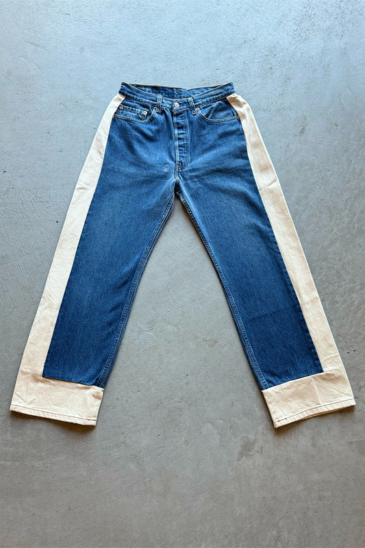 B SIDES Reworked Slouch in Vintage Indigo-Style 01-Size 25