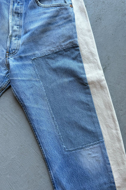 B SIDES Reworked Slouch in Vintage Indigo-Style 03-Size 26