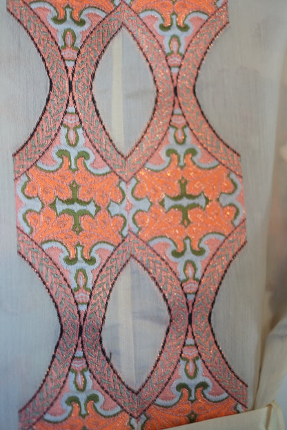 Valerie Khalfon Veste Jacquard in Orange