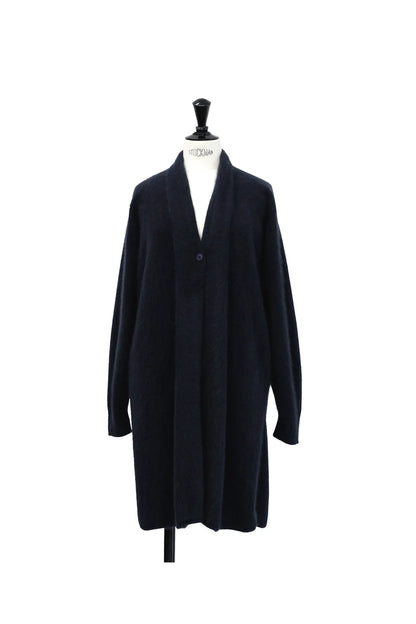 C.T.plage Raccoon Long Cardigan in Navy