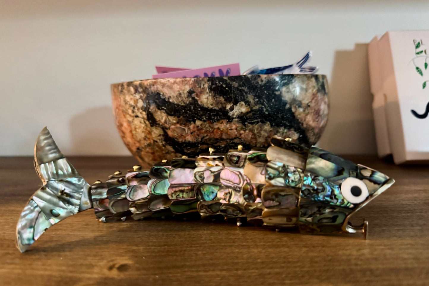 Mother of Pearl Fish Bottle Opener