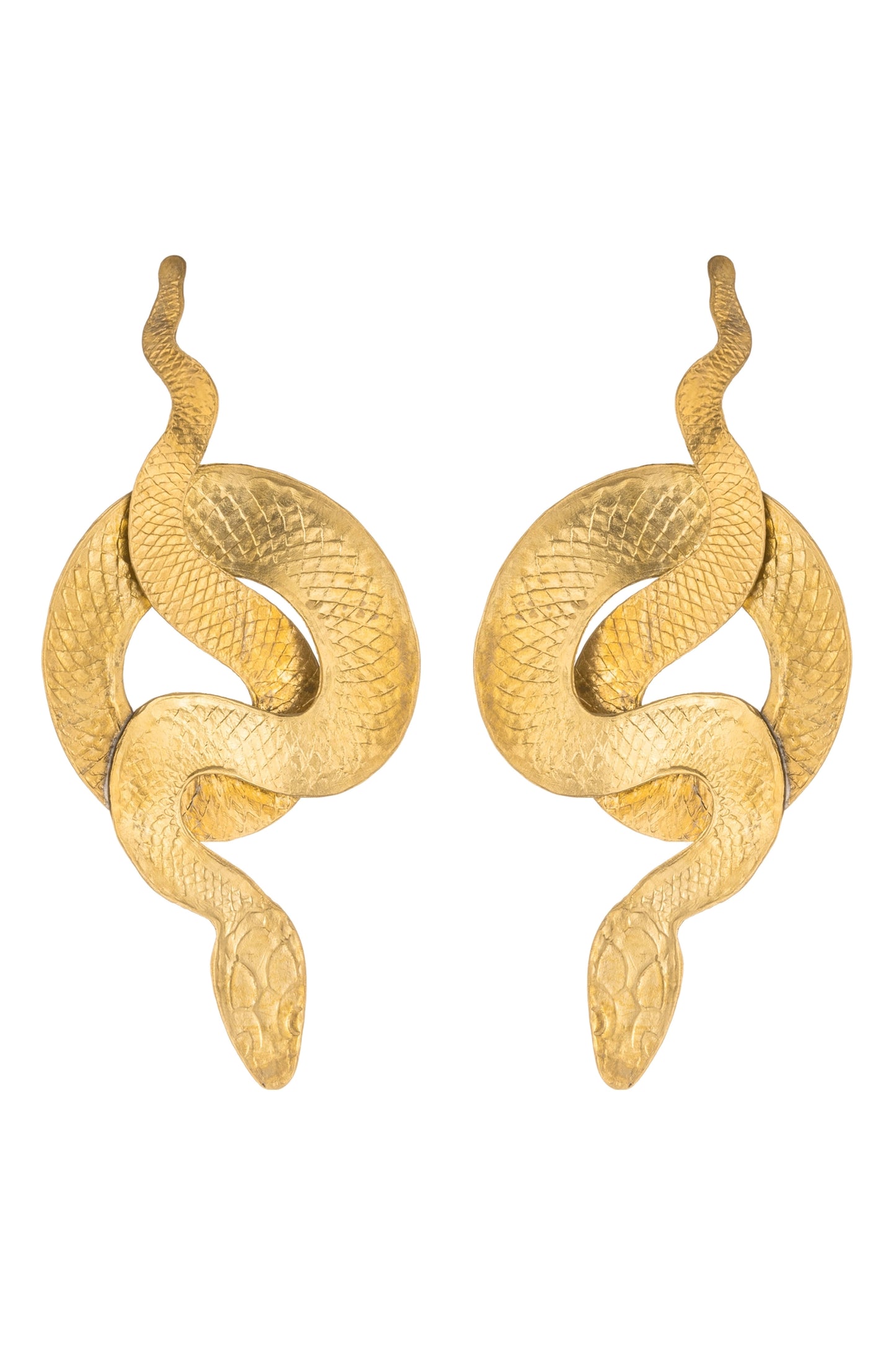 We Dream in Colour Anagata Snake Earrings