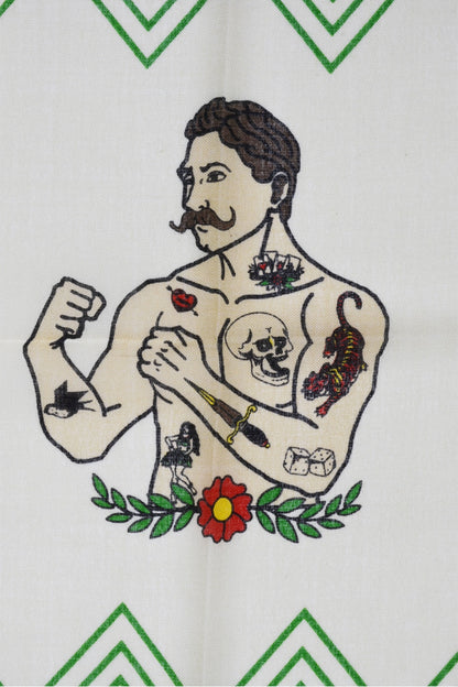 Curated Basics-Tattoo Warrior 100% Wool Bandana