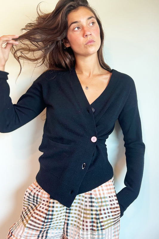 Wear Cissa The Cardigan Cashmere Blend in Black