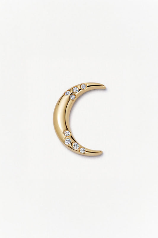 Loquet London- Crescent Moon Charm