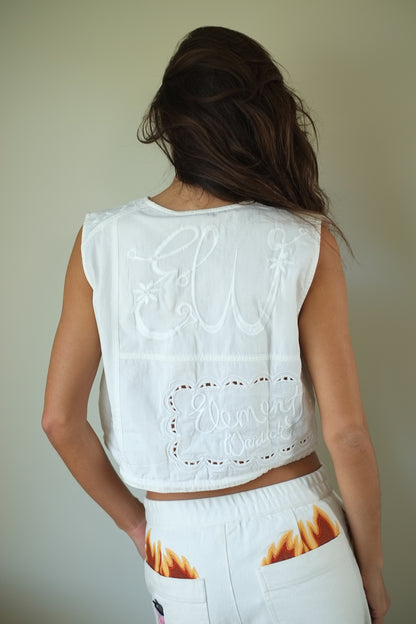 Stella Nova-Elements Embroidered Cotton Top