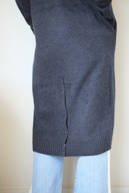 C.T.plage Pullover Sweater Dress in Charcoal Grey