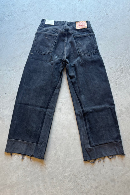B SIDES Reworked Culotte in Vintage Black-Style 01-Size 26