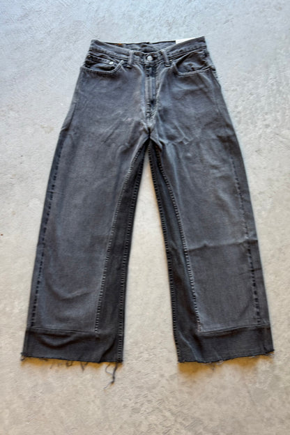 B SIDES Reworked Culotte in Vintage Black-Style 01-Size 28