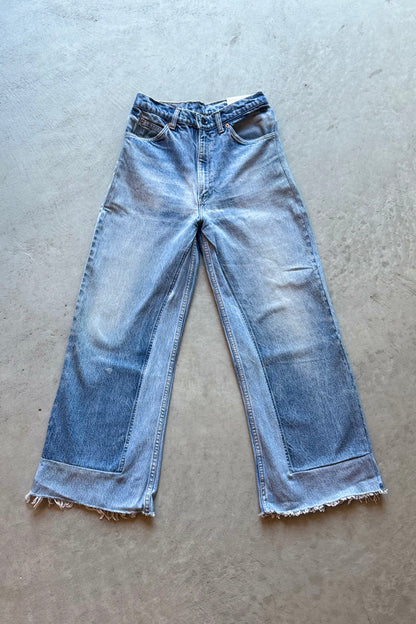 B SIDES Reworked Culotte in Vintage Indigo-Style 02-Size 25