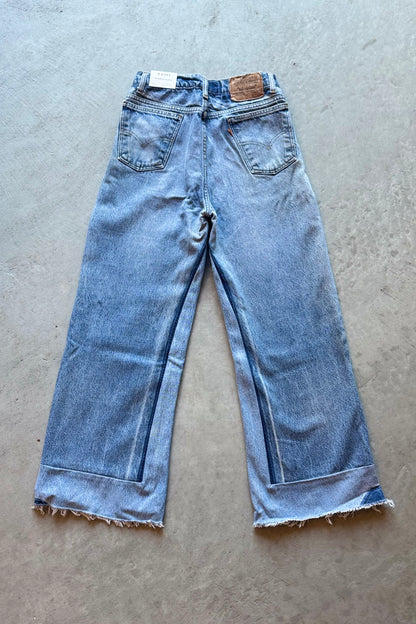 B SIDES Reworked Culotte in Vintage Indigo-Style 02-Size 25