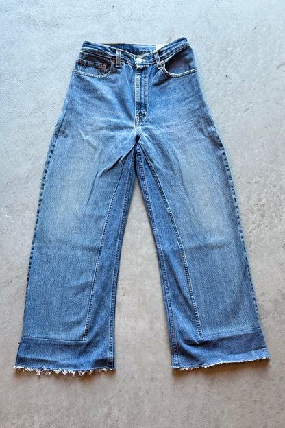 B SIDES Reworked Culotte in Vintage Indigo-Style 01-Size 26