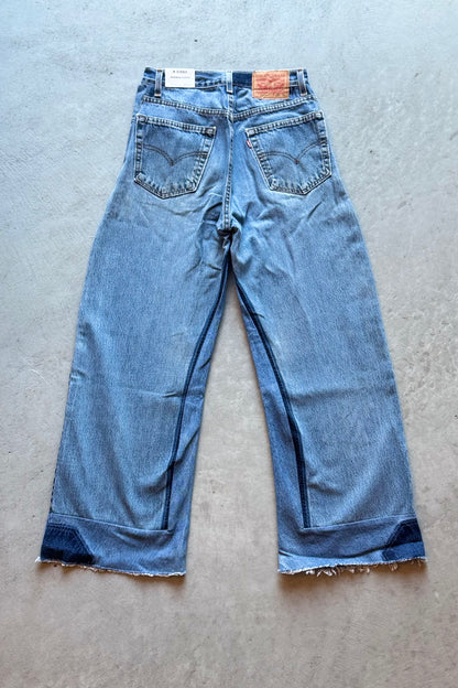 B SIDES Reworked Culotte in Vintage Indigo-Style 01-Size 26