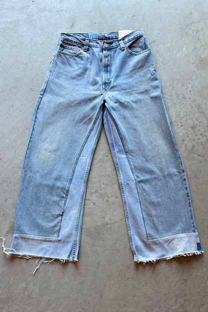 B SIDES Reworked Culotte in Vintage Indigo-Style 01-Size 28