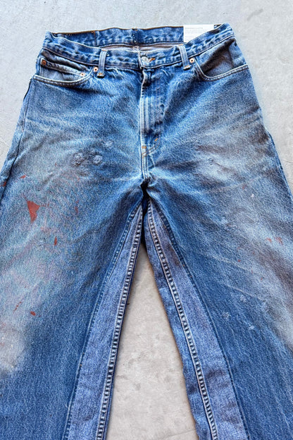 B SIDES Reworked Culotte in Vintage Indigo-Style 01-Size 29