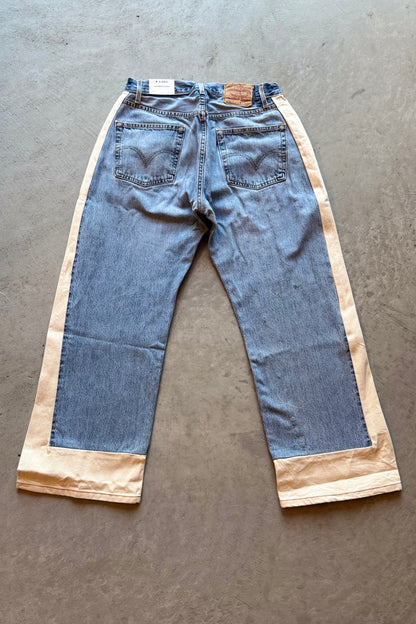 B SIDES Reworked Slouch in Vintage Indigo-Style 01-Size 28
