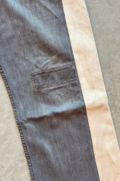 B SIDES Reworked Slouch in Vintage Black Natural-Style 03-Size 26