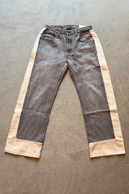 B SIDES Reworked Slouch in Vintage Black Natural-Style 04-Size 26