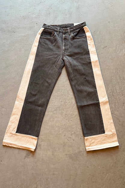 B SIDES Reworked Slouch in Vintage Black Natural-Style 05-Size 26