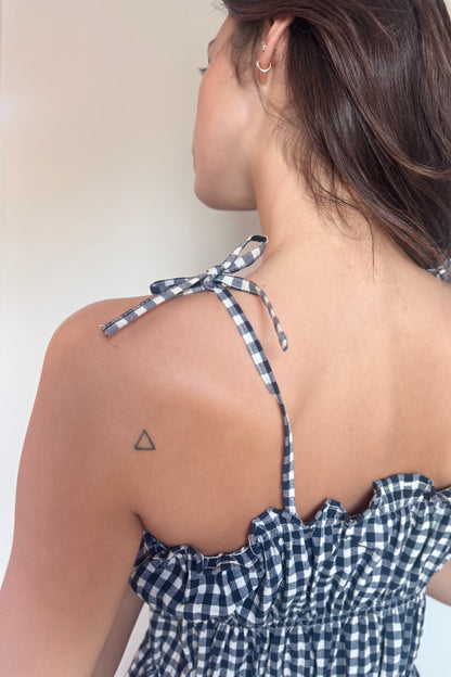 Diarte-Cece Gingham Dress