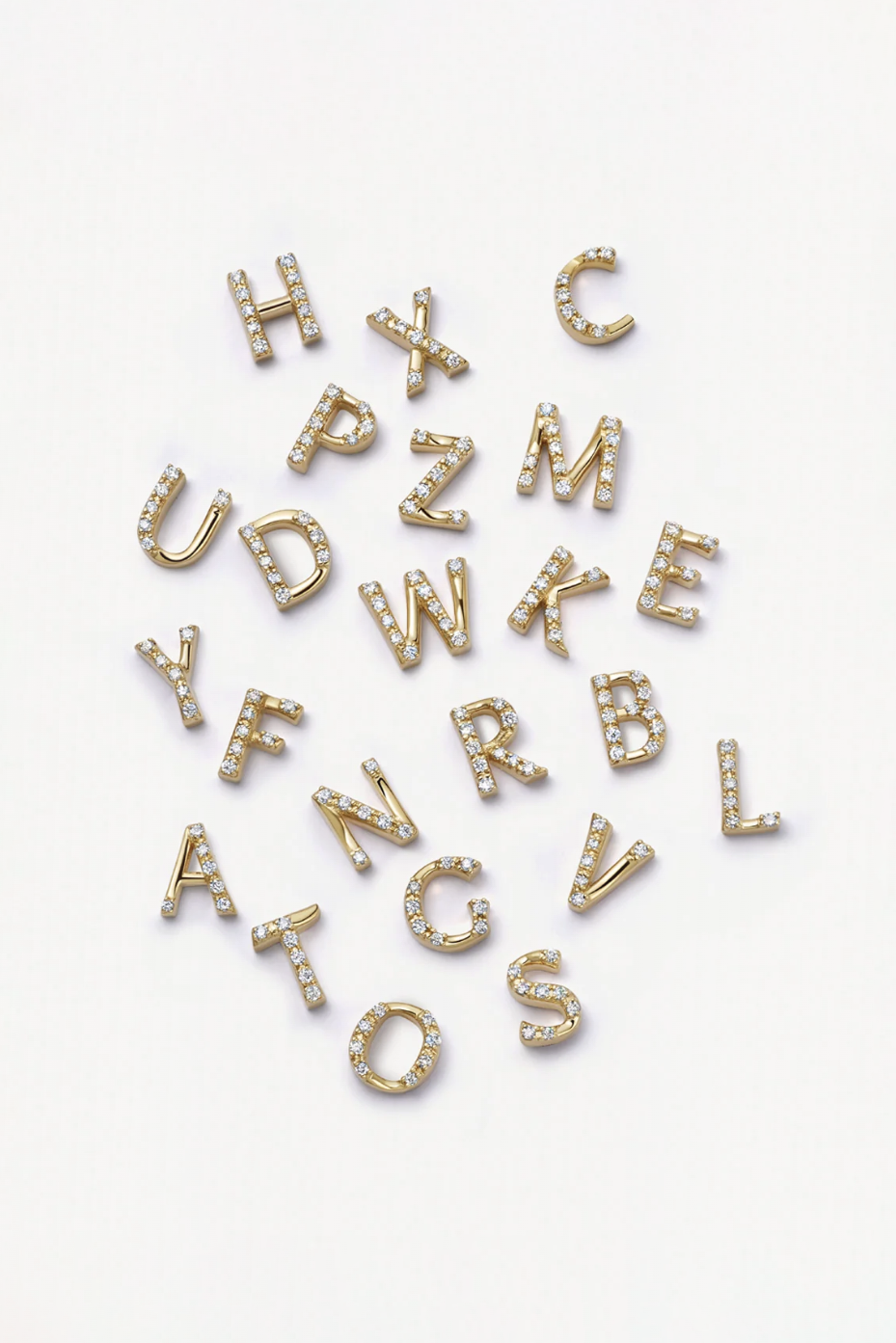 Loquet London- Diamond Letter Charms