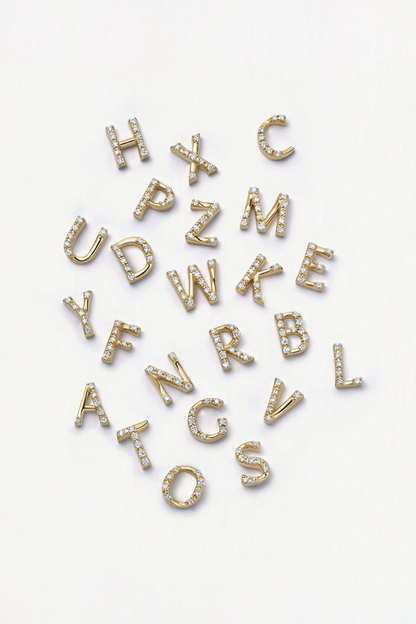 Loquet London- Diamond Letter Charms