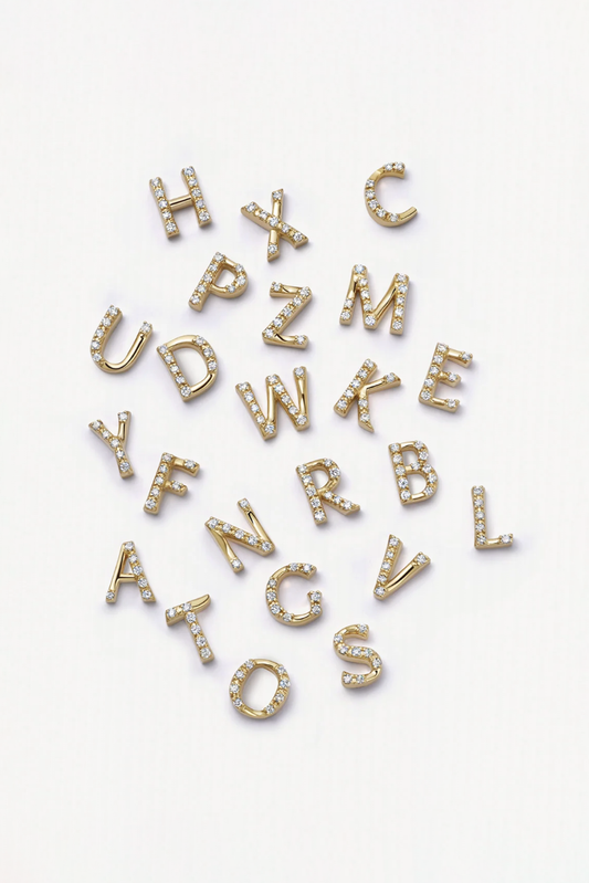 Loquet London- Diamond Letter Charms