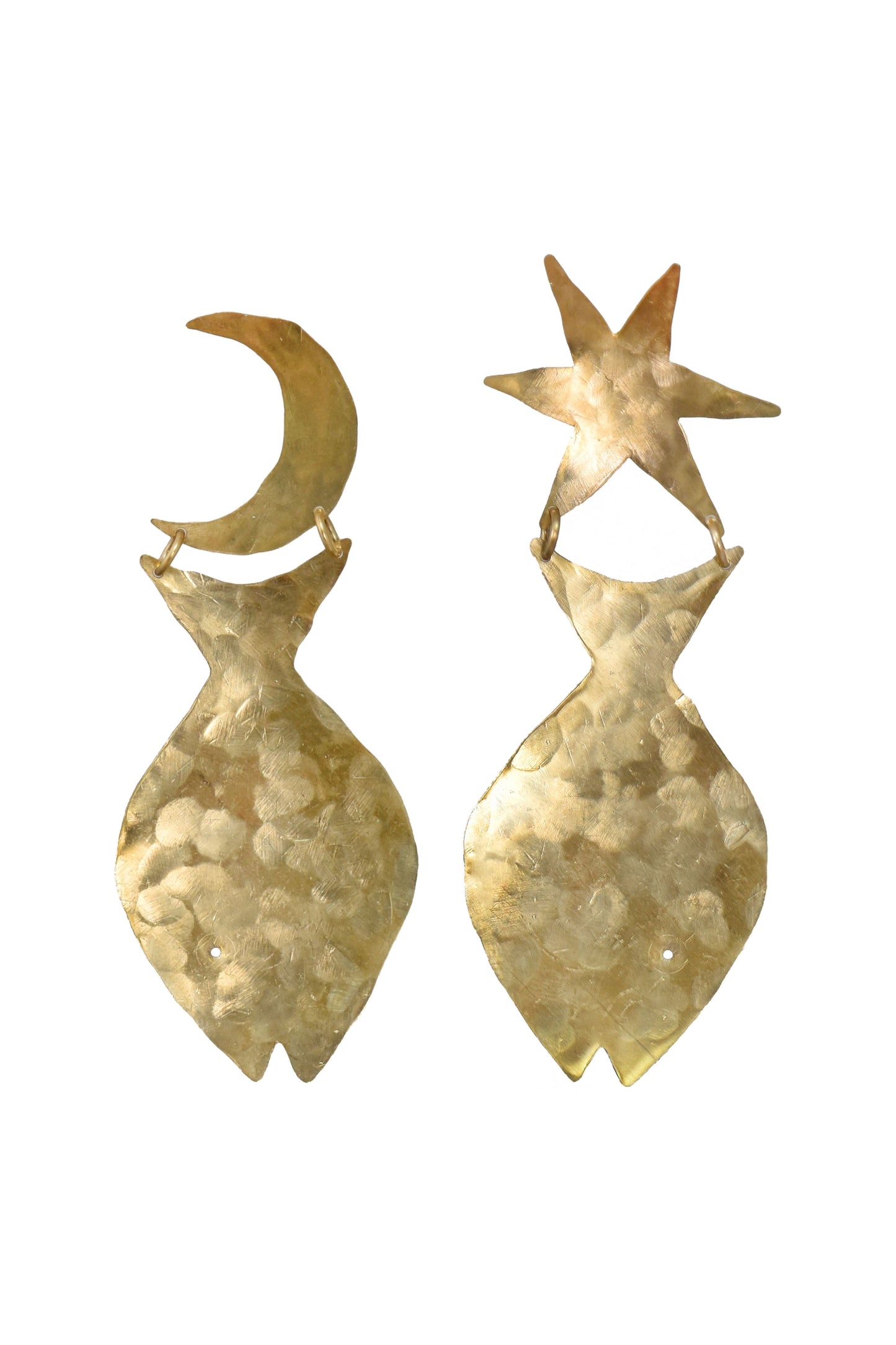 We Dream in Colour Marisol Fish, Moon + Star Earrings