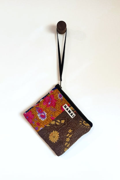 Namai -The Biju Vintage Kantha Quilted Zipper Pouch_01