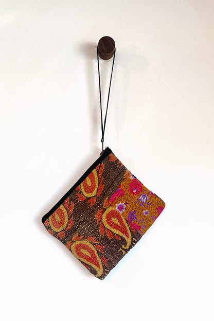 Namai -The Biju Vintage Kantha Quilted Zipper Pouch_01