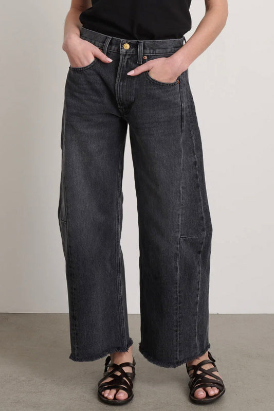 B SIDES Relaxed Lasso Jean in Stil Black