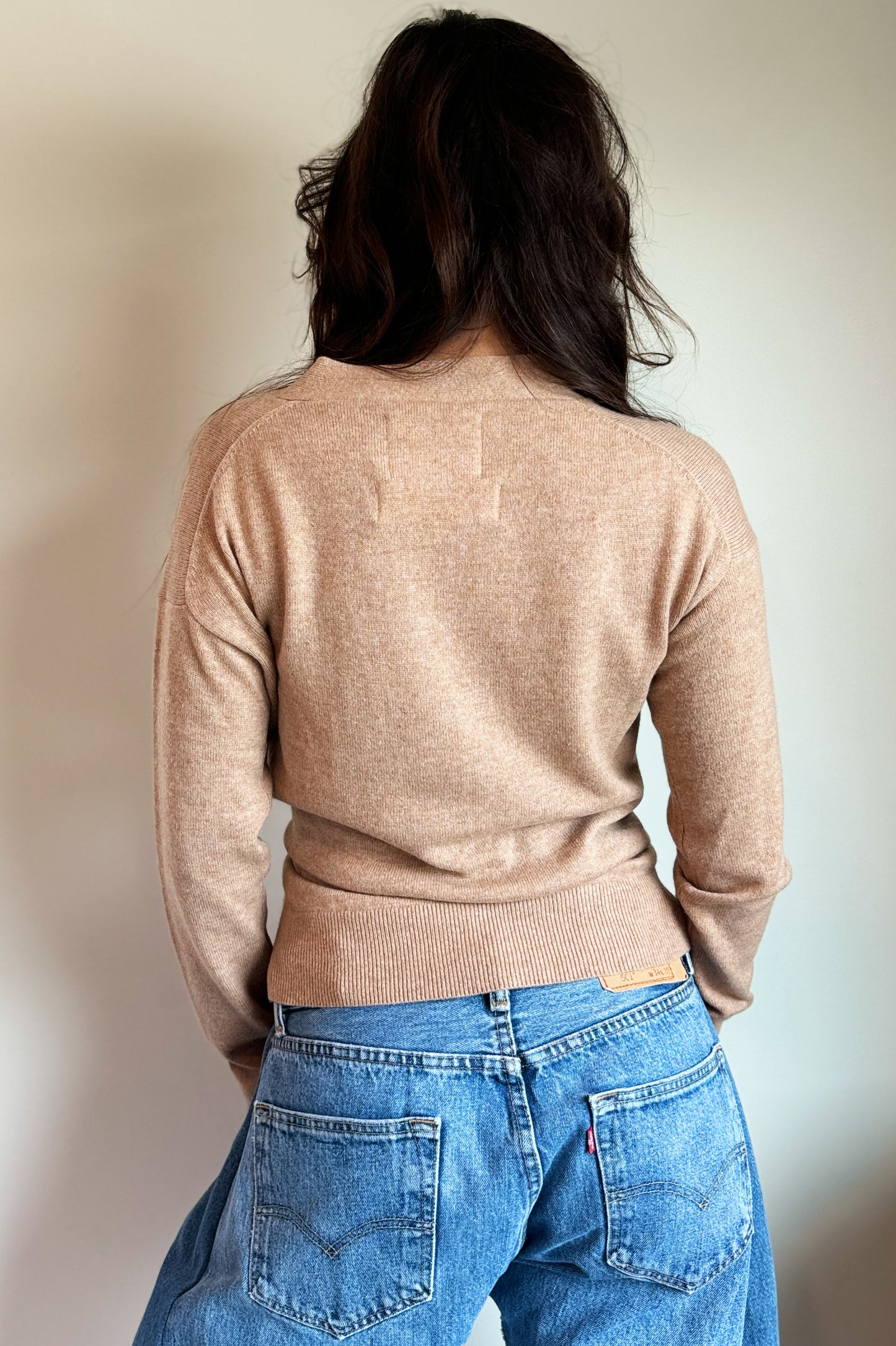 Wear Cissa The Cardigan Cashmere Blend in Almond