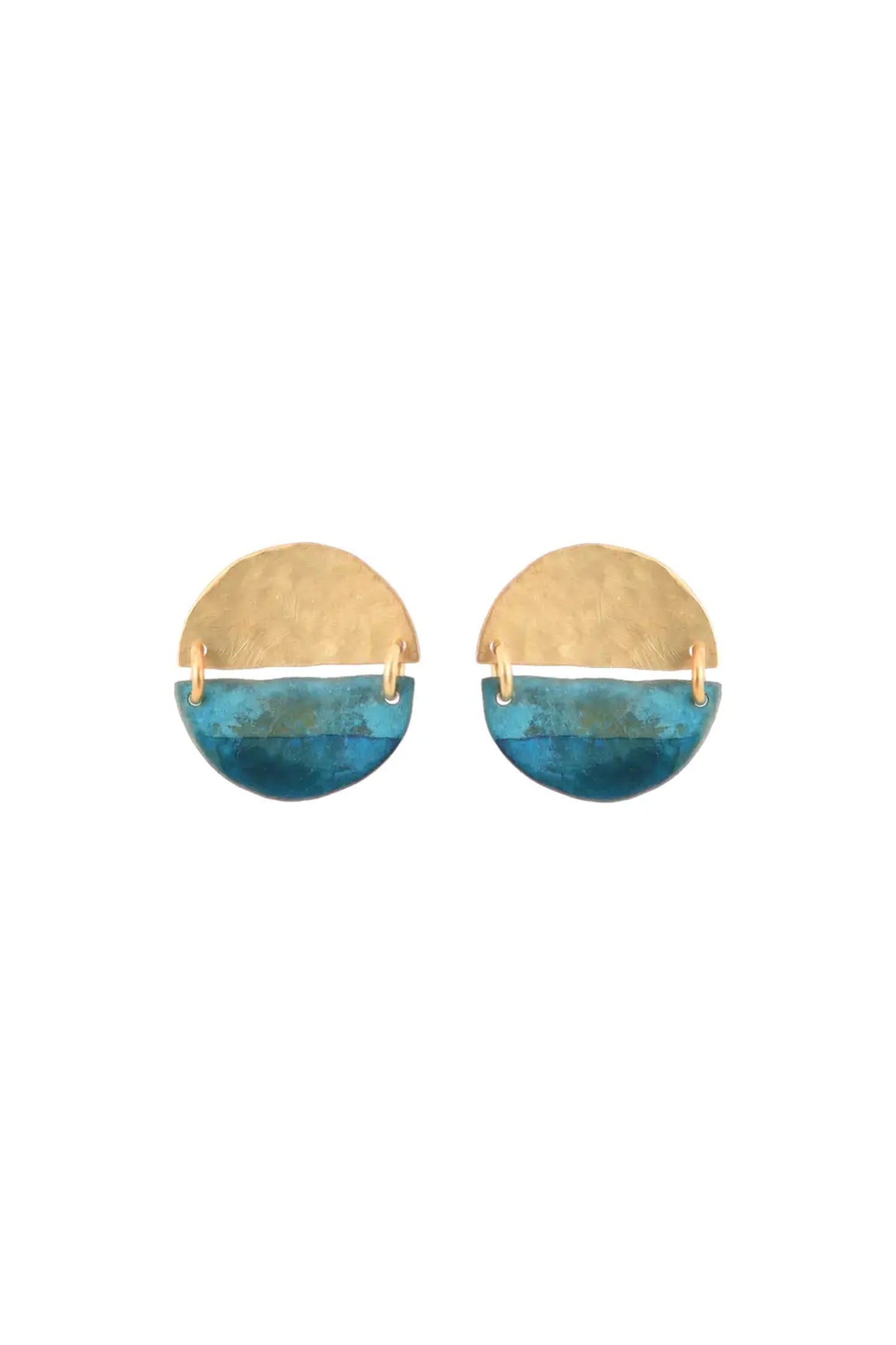 We Dream in Colour Teal Ayla Earrings