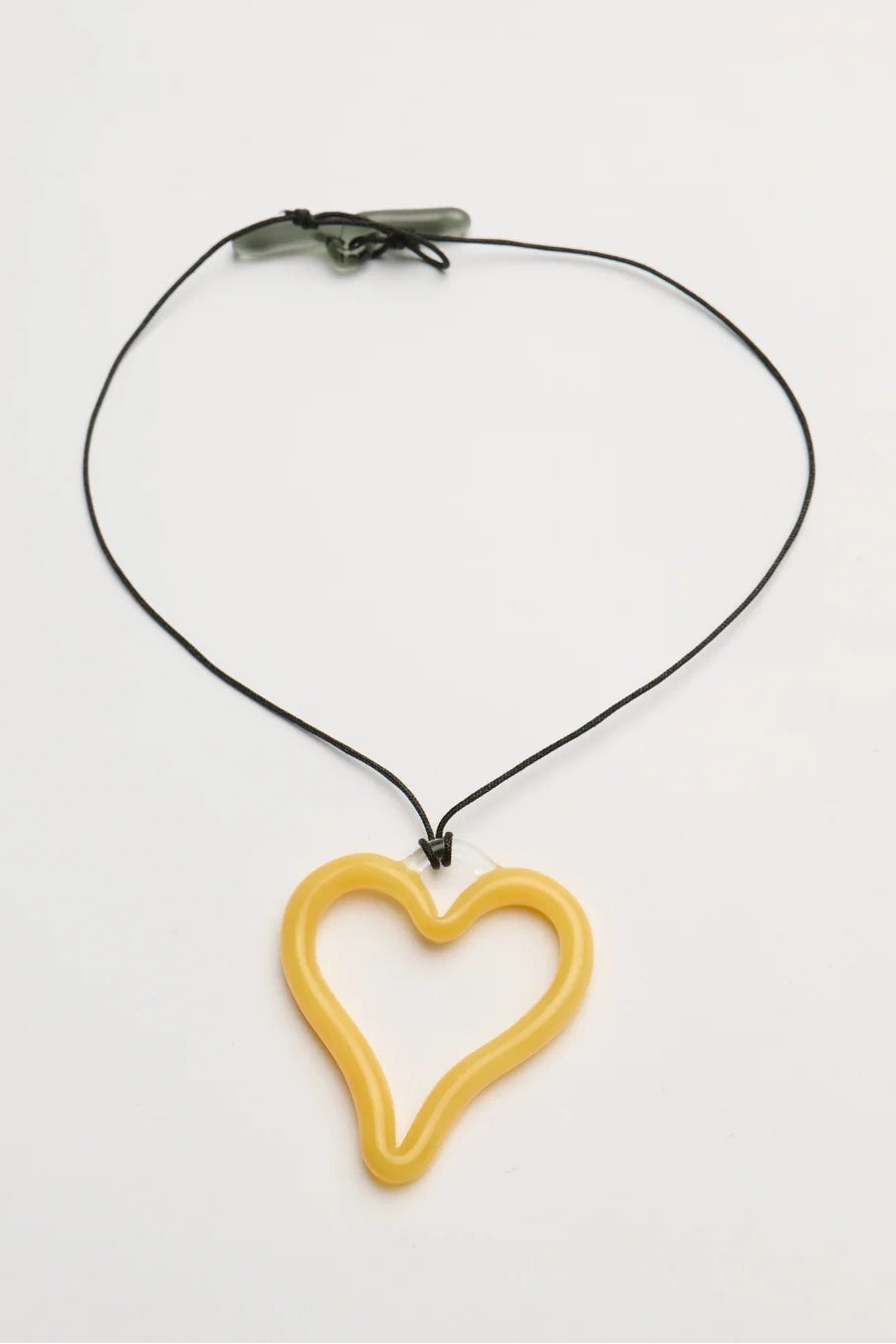 LEVENS JEWELS-Heart Pendant Necklace in Yellow