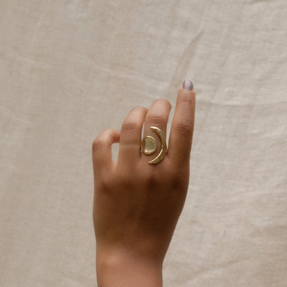 Amanda Hunt-Equinox Ring in Bronze