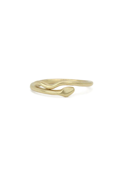 Amanda Hunt-River Snake Ring in Bronze